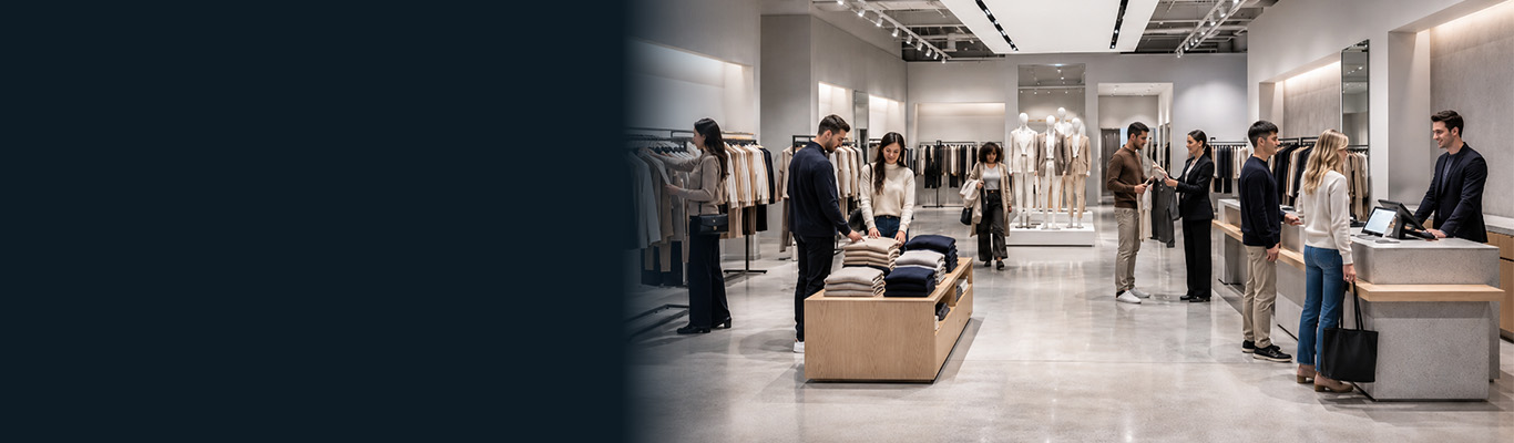 Operación de retail y distribución con tienda, inventario y punto de venta